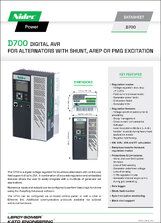 Download onze brochure D700 datasheet