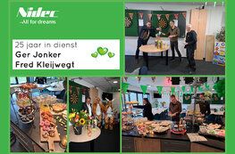 Fred & Ger 25 jaar in dienst